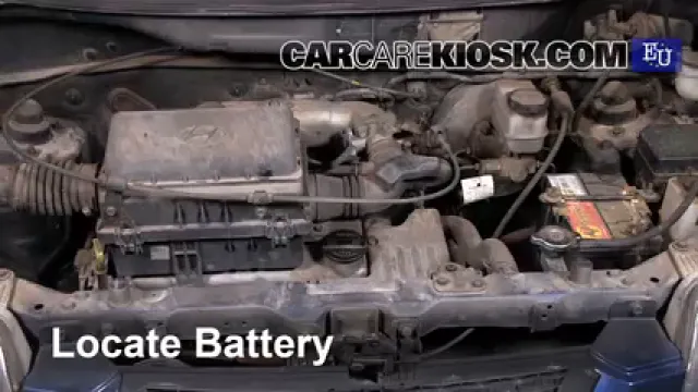 2007 Hyundai Atos Prime Comfort 1.1L 4 Cyl. Battery Replace